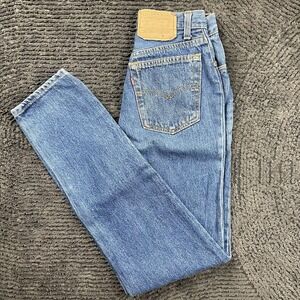 Levi's 501 Women's 23x30 Button Fly Jeans USA Size 5 High Rise Blue Denim Cotton